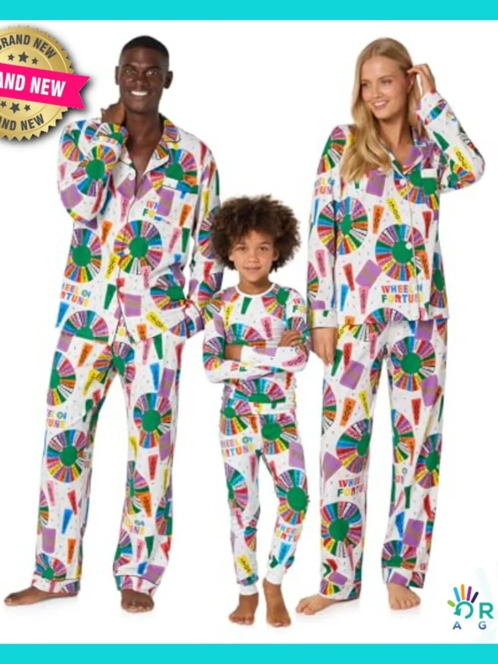 Organic Cotton Long Sleeve Pajama Set Classic Retro Lounge Wear Matching Top